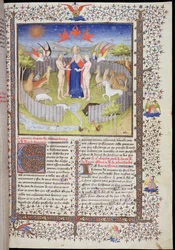 Ms 251 f.16r Il matrimonio di Adamo ed Eva da 